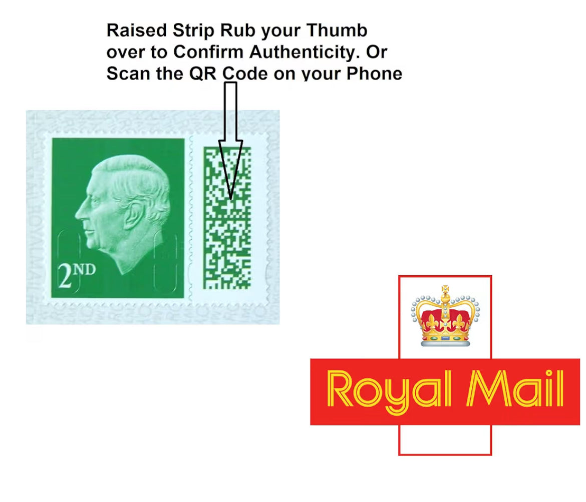 2nd Class Letter Postage Stamp