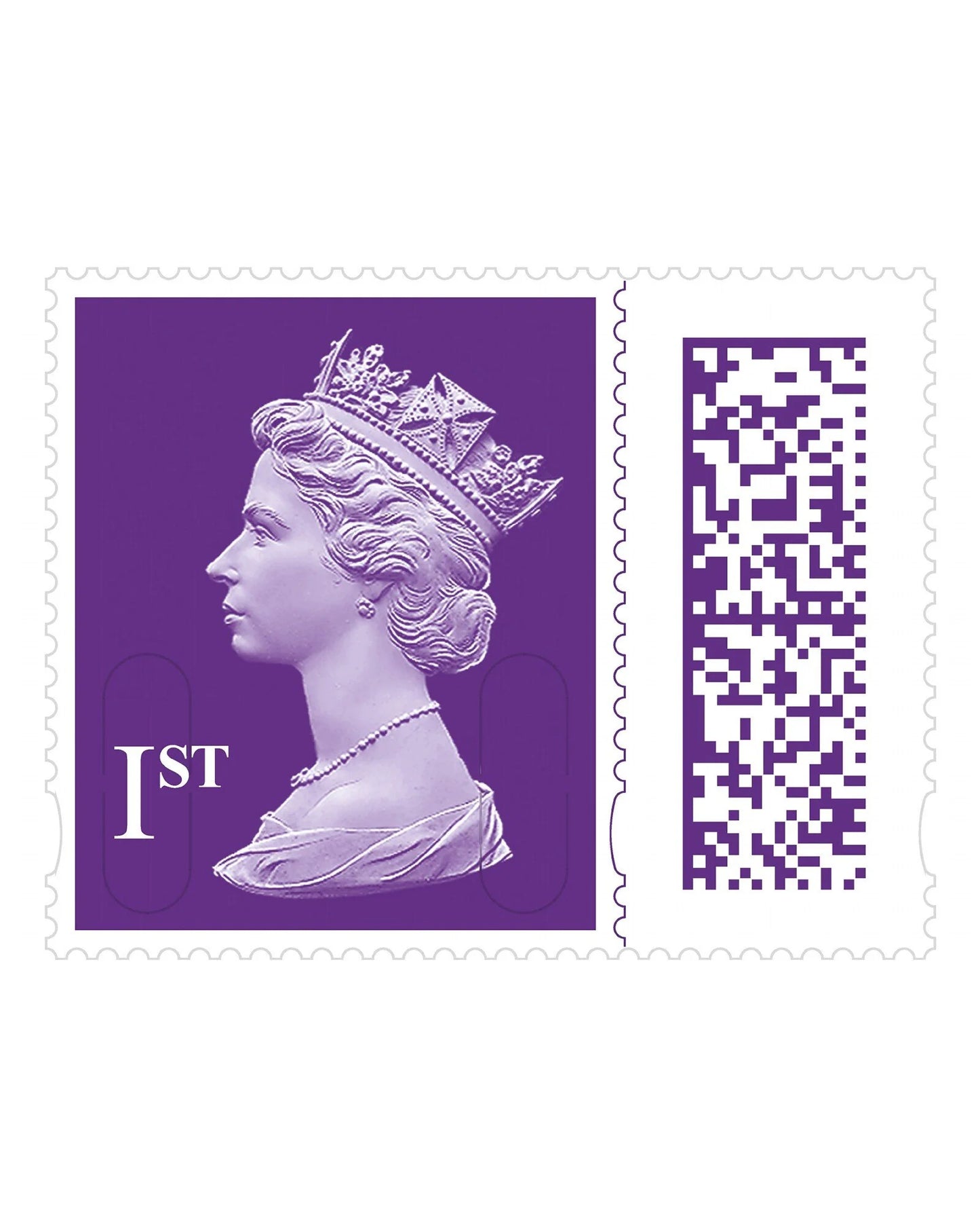 25 x 1st Class Barcoded Stamps Royal Mail