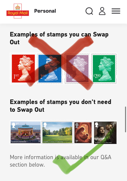 1st Class Single Stamp Self Adhesive (Random Design)