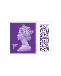 25 x 1st Class Barcoded Stamps Royal Mail