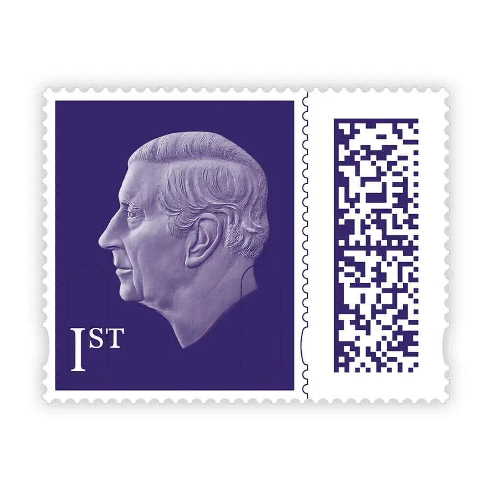25 x 1st Class Barcoded Stamps Royal Mail